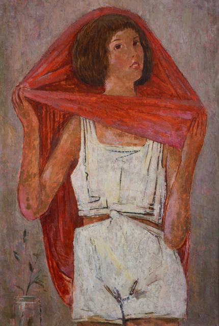 Самохвалов А.Н. Девочка, надевающая платье. 1927 Самохвалов А.Н. Девочка, надевающая платье. 1927